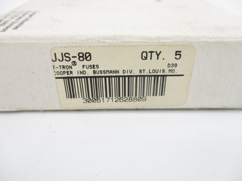 BUSSMANN JJS80 80A (PKG OF 5) NSMP
