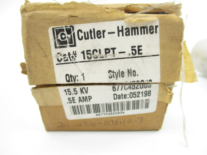 CUTLER HAMMER 15CLPT-.5E 677C452G03 .5EA NSMP