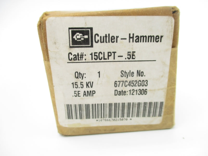 CUTLER HAMMER 15CLPT-.5E  677C452G03 .5EA NSFS