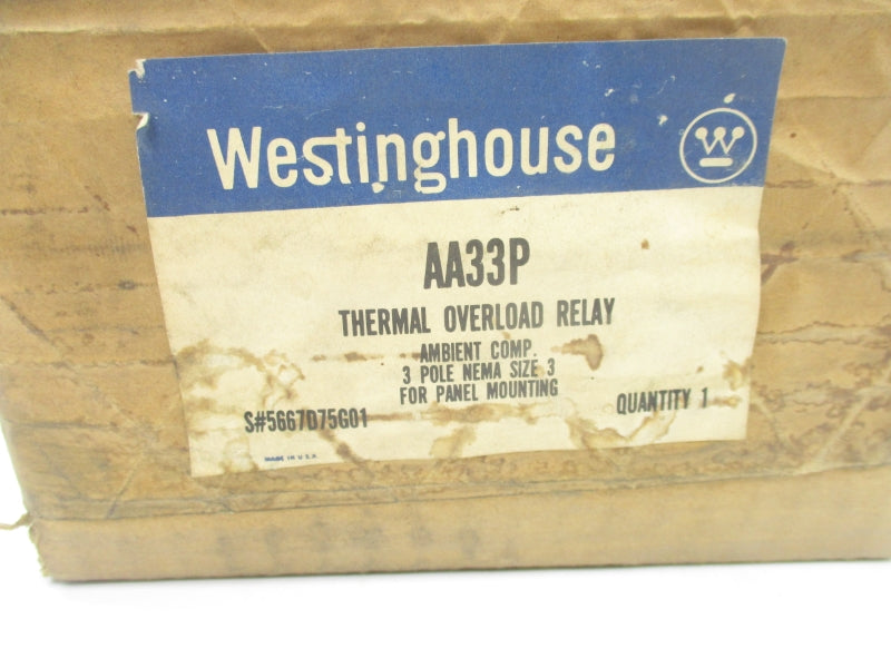 WESTINGHOUSE AA33P 5667D75G01 NSFS
