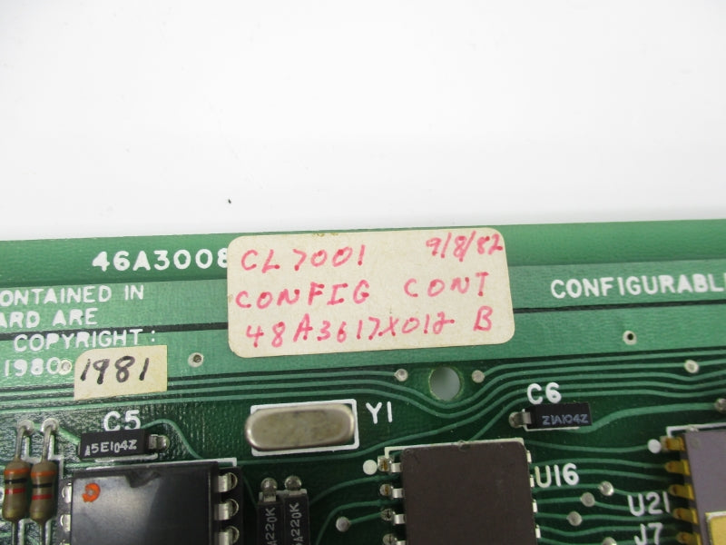 FISHER CONTROLS 48A3617X012 CL7001 REV. B UNMP