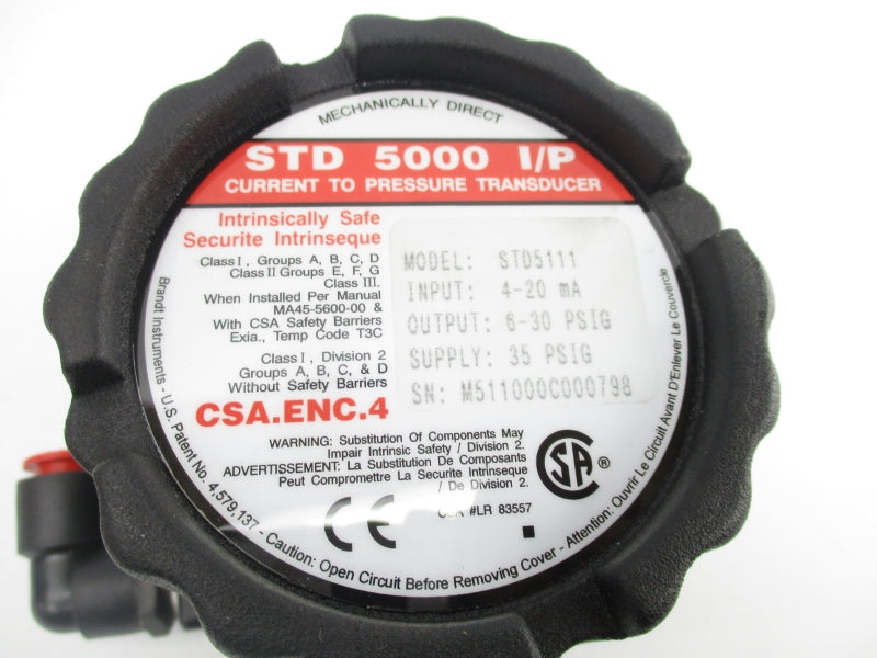 THERMO ELECTRON STD5111 35PSI UNMP