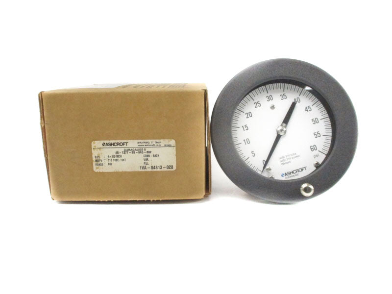 ASCHROFT 45-1377-SS-04B-60# 0-60PSI NSMP