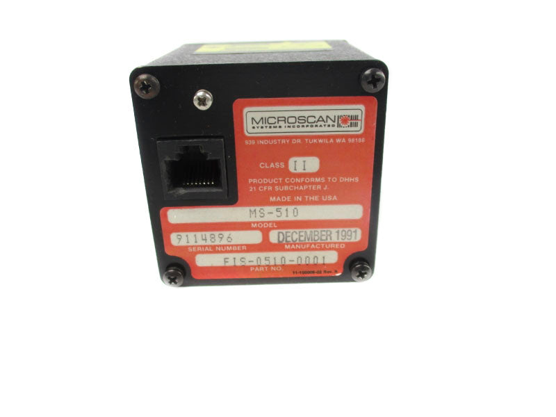 MICROSCAN FIS-0510-0001 MS-510 NSNP