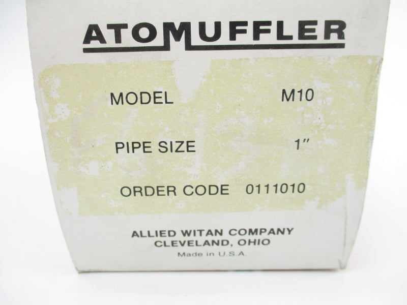 ATOMUFFLER M10 1" NSMP