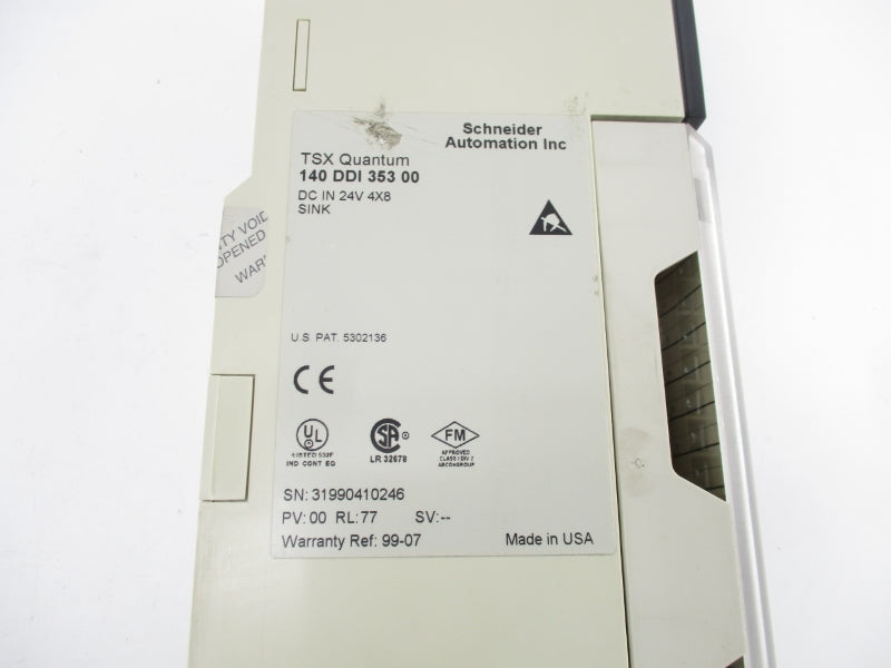 SCHNEIDER AUTOMATION 140DDI35300 24VDC NSNP