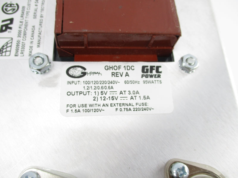 GFC POWER GHOF1DC 100/120/220/240V 3.0A NSNP