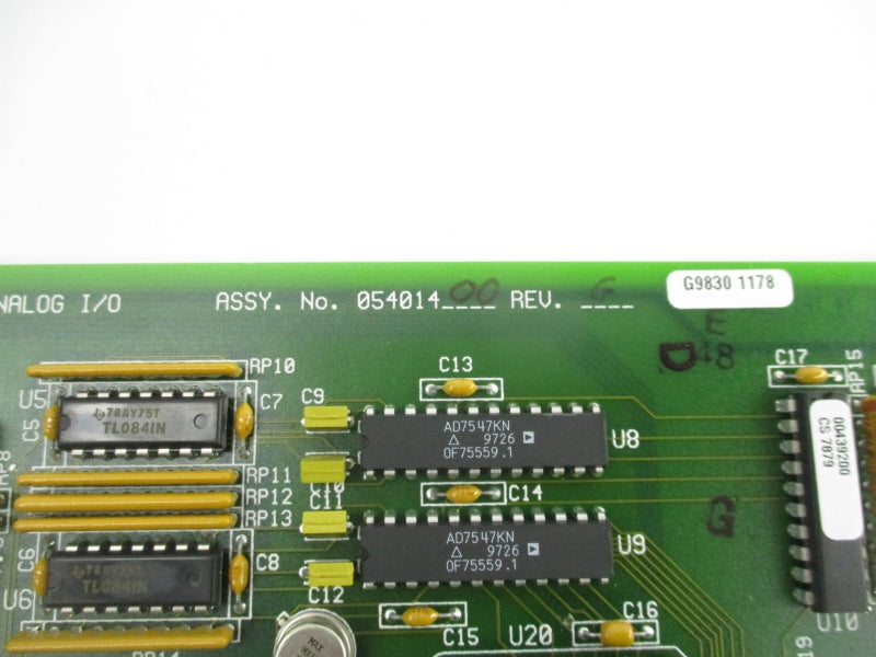 MEASUREX 05401400 REV. G UNMP