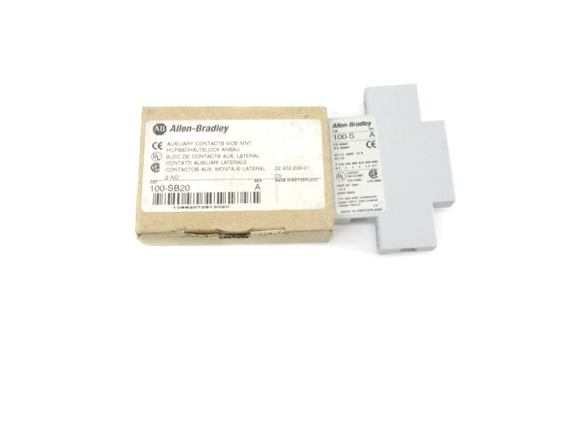 ALLEN BRADLEY 100-SB20 SER. A 690V 10A (BR/WH) NSMP