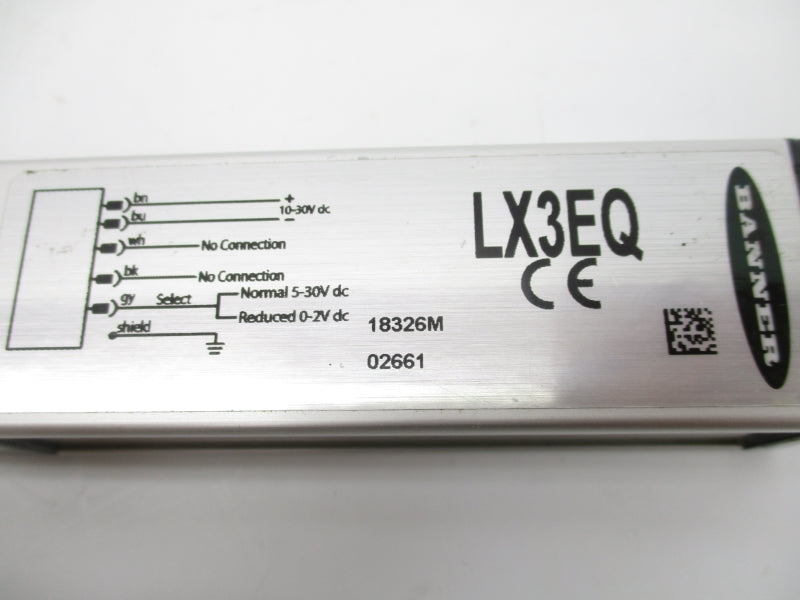 BANNER ENGINEERING LX3EQ 10-30VDC NSNP