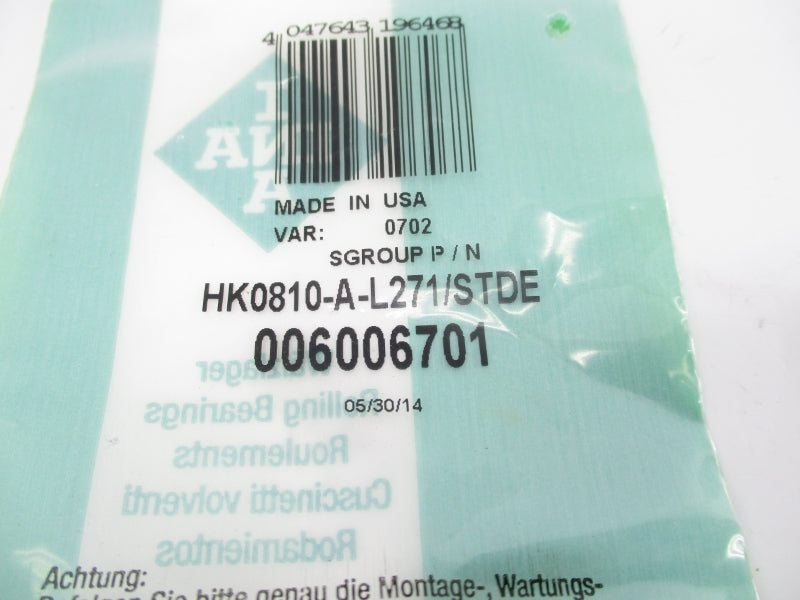 INA HK0810-A-L271/STDE 006006701 NSMP