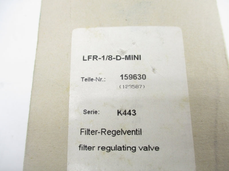 FESTO LFR-1/8-D-MINI 159630 SER. K443 230PSI NSMP