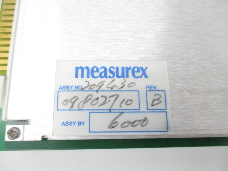 MEASUREX 09802710 REV. B UNMP