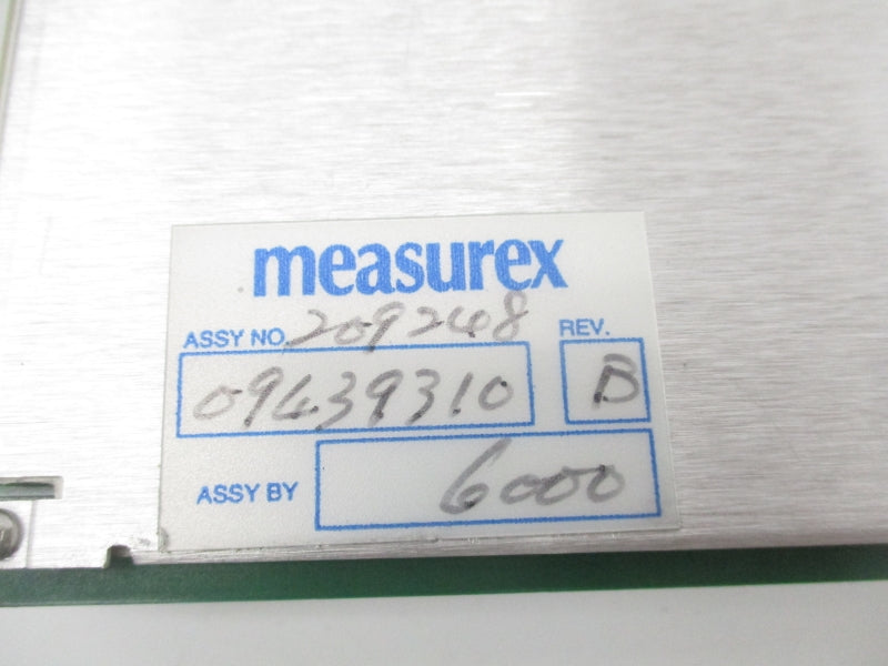 MEASUREX 09439310 REV. B UNMP