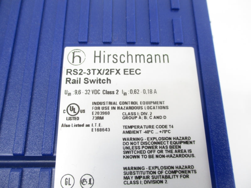 HIRSCHMANN RS2-3TX/2FXEEC 32VDC 0.18A NSNP