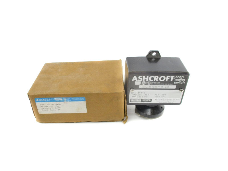 ASHCROFT WE24BAP B424B 480VAC 15A 100PSI NSMP