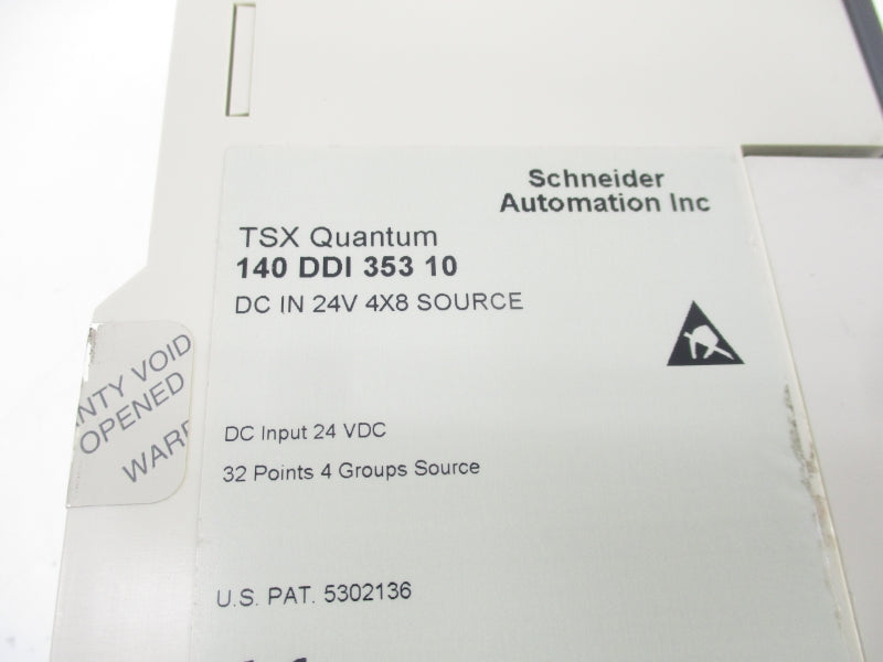 SCHNEIDER AUTOMATION 140DDI35310 24VDC NSNP