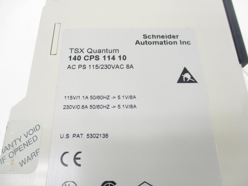 SCHNEIDER AUTOMATION 140CPS11410 115/230VAC 8A NSNP