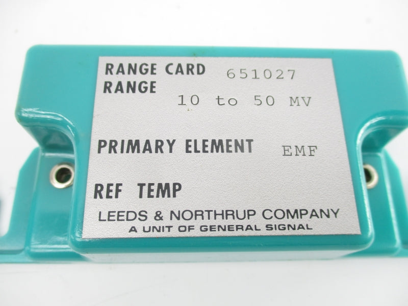 LEEDS&NORTHRUP 651027 10-50MV UNMP
