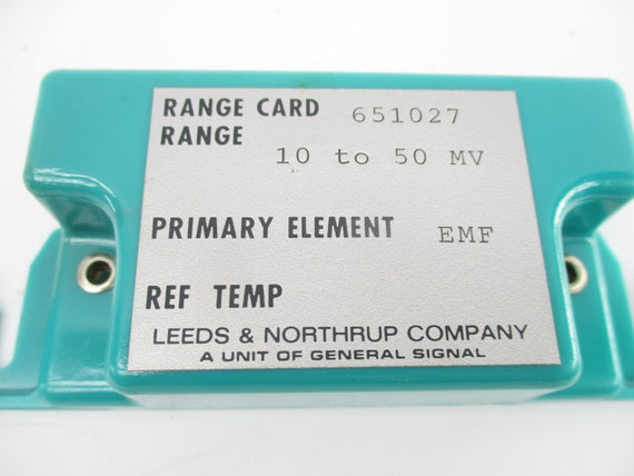 LEEDS&NORTHRUP 651027 10-50MV UNMP
