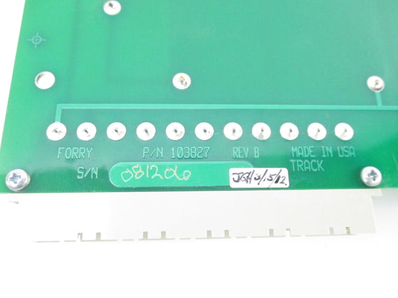 FORRY 103827 100-240VAC 0.8-0.4A REV. B UNMP