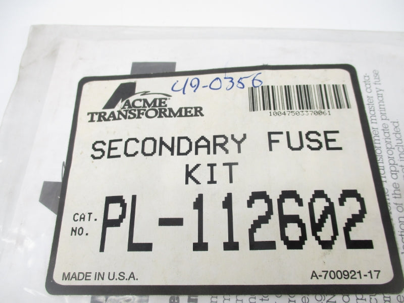 ACME TRANSFORMER PL-112602 NSMP