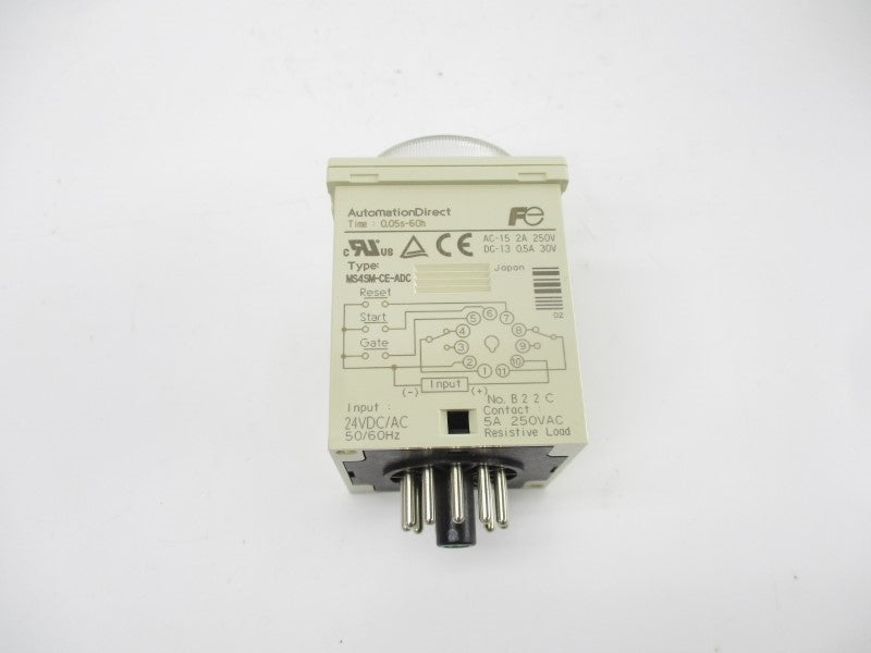 AUTOMATION DIRECT MS4SM-CE-ADC 24VDC/AC 5A 0.05S-60H NSMP