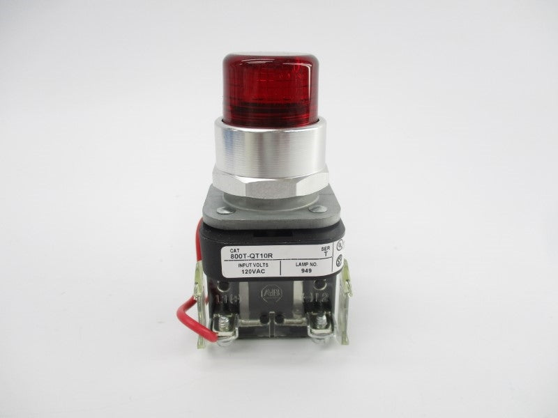 ALLEN BRADLEY 800T-QT10R SER. T 120VAC (WH) NSMP