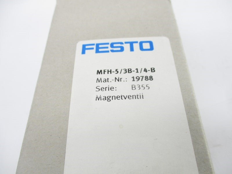 FESTO MFH-5/3B-1/4-B 19788 SER. B355 NSMP