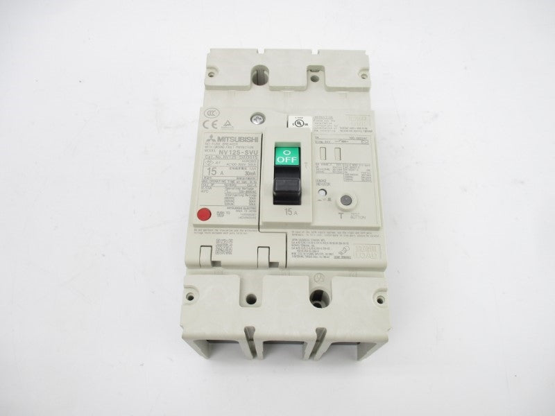 MITSUBISHI NV125-SVU3P15A30 120-480VAC 15A NSMP