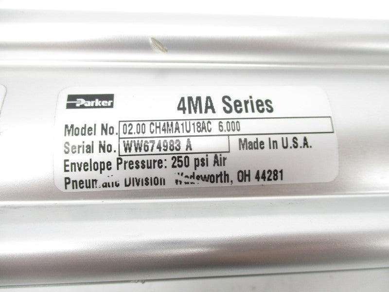 PARKER 02.00CH4MA1U18AC6.000 250PSI NSNP