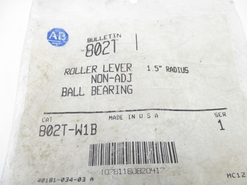 ALLEN BRADLEY 802T-W1B SER. 1 1.5" NSMP