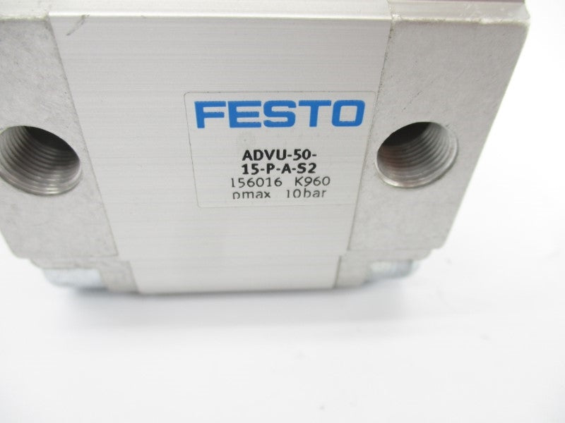 FESTO ADVU-50-15-P-A-S2 156016 SER. K960 NSNP