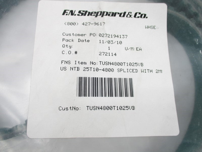 F.N.SHEPPARD TUSN4800T1025VB NSMP