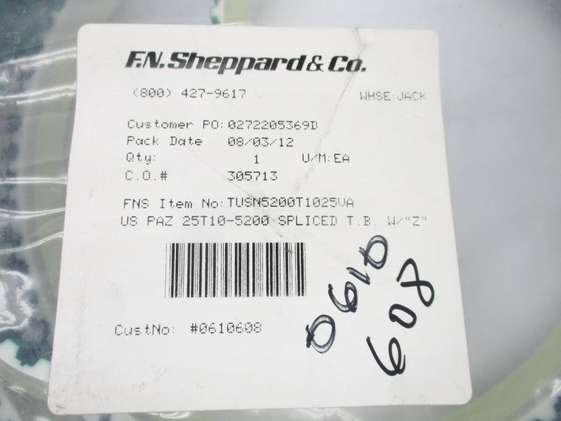F.N.SHEPPARD TUSN5200T1025VA NSMP