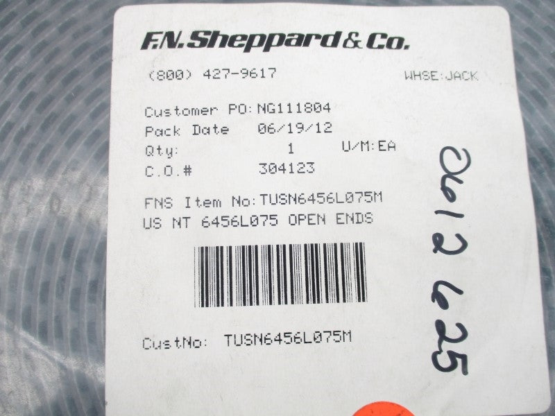 F.N.SHEPPARD TUSN6456L075M NSMP
