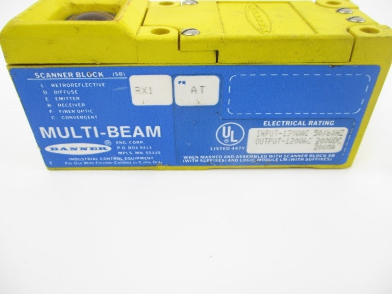 BANNER ENGINEERING SBRX1 120VAC UNMP