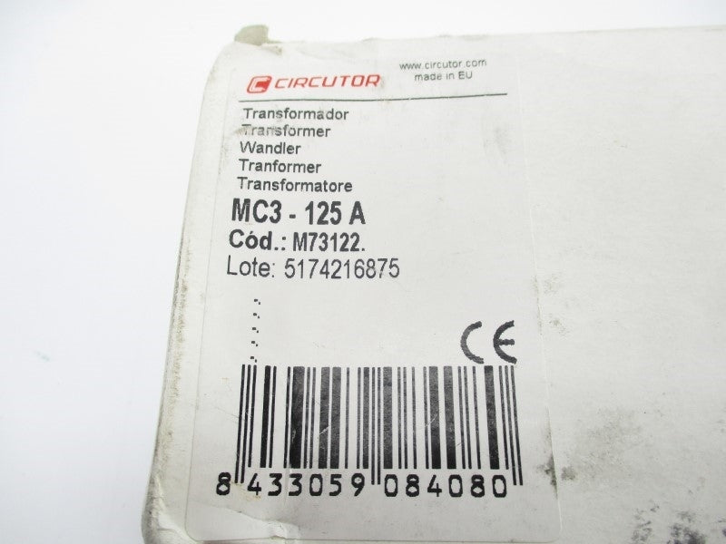 CIRCUTOR MC3-125 M73122 125V 0.25A NSMP