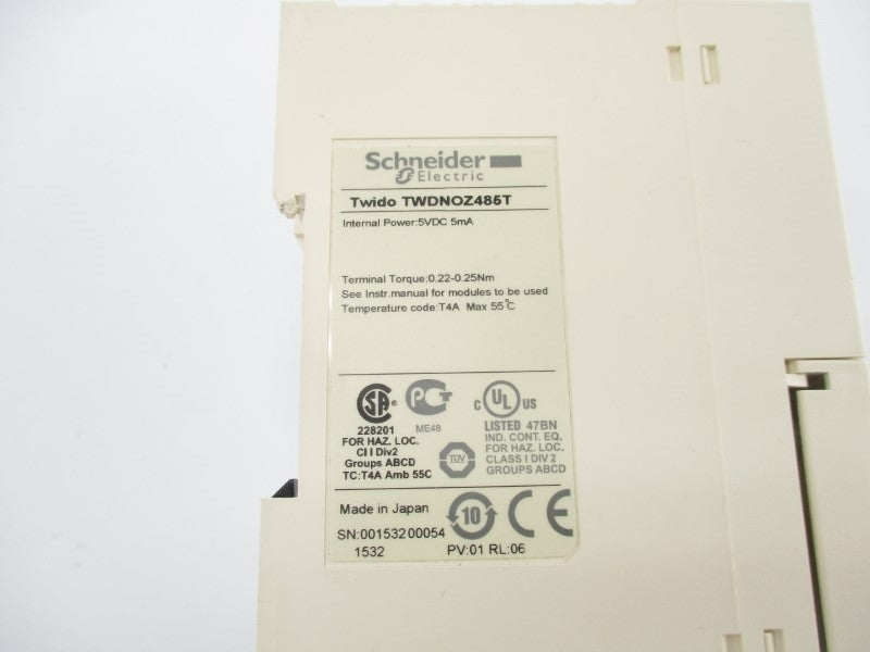 SCHNEIDER ELECTRIC TWDNOZ485T 5VDC NSNP