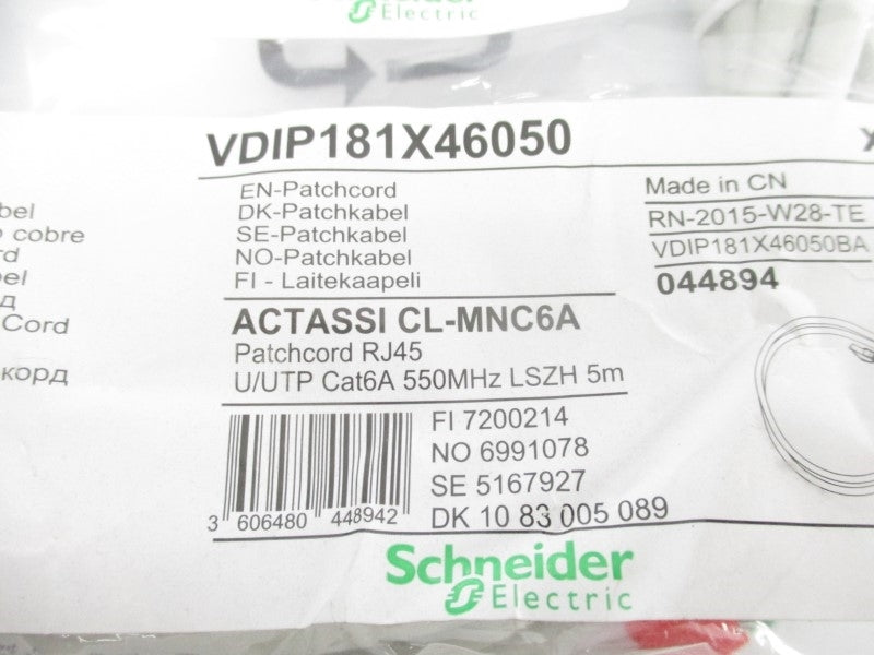 SCHNEIDER ELECTRIC VDIP181X46050 NSMP