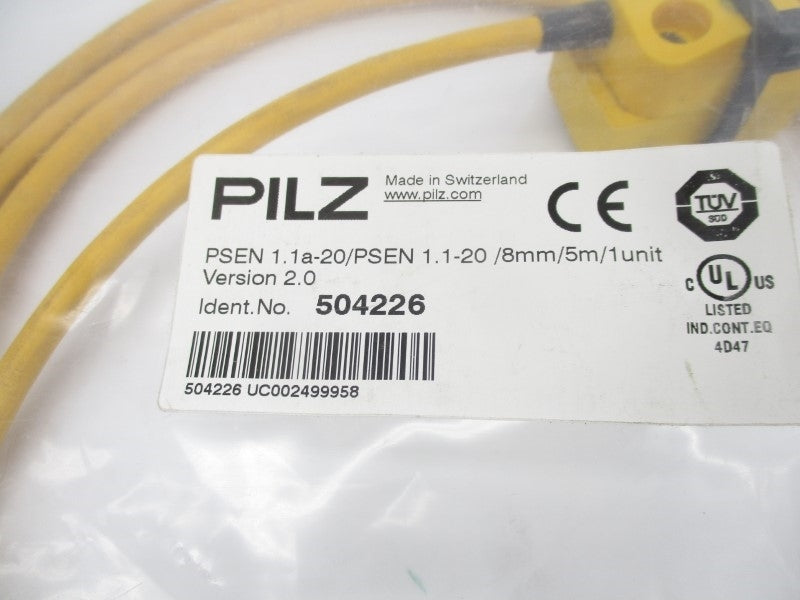 PILZ 504226 PSEN1.1a-20/PSEN1.1-20/8mm/5m/1UNIT NSMP