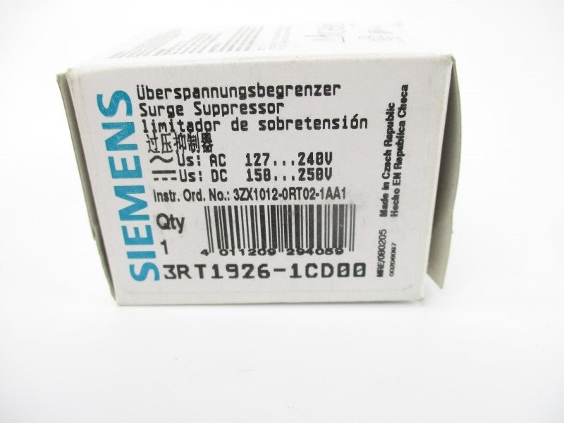 SIEMENS 3RT1926-1CD00 150-250V NSMP