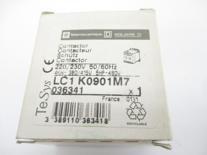 TELEMECANIQUE LC1K0901M7 220/230V NSMP