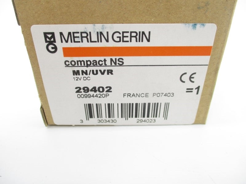 MERLIN GERIN MN/UVR 29402 12VDC NSMP