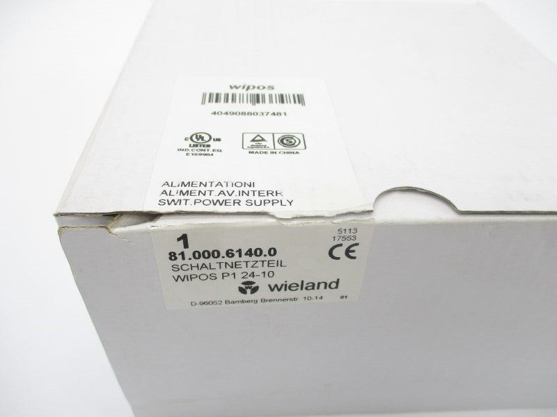 WIELAND 81.000.6140.0 115/230VAC 10A NSMP