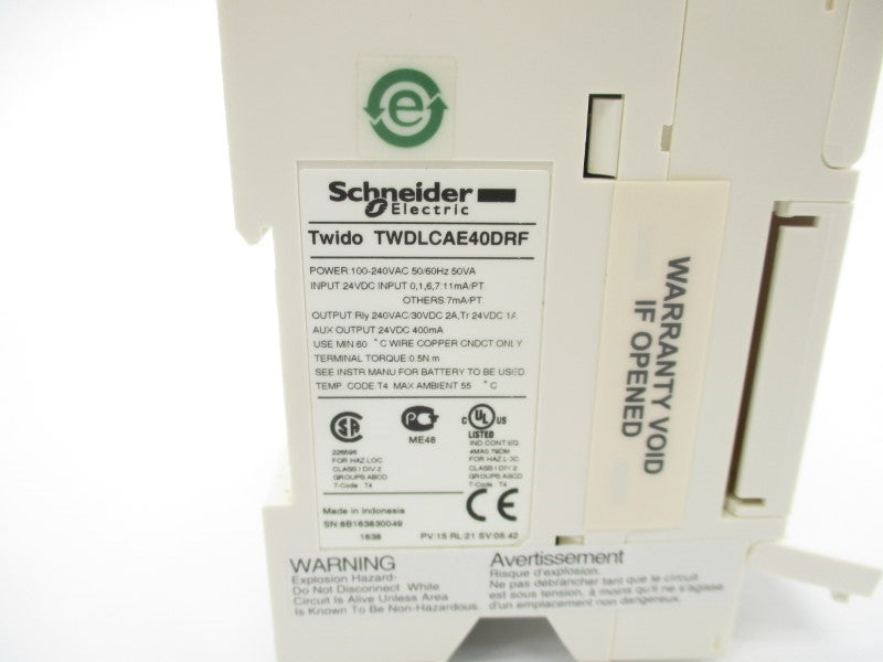 SCHNEIDER ELECTRIC TWDLCAE40DRF 24VDC 2A UNMP