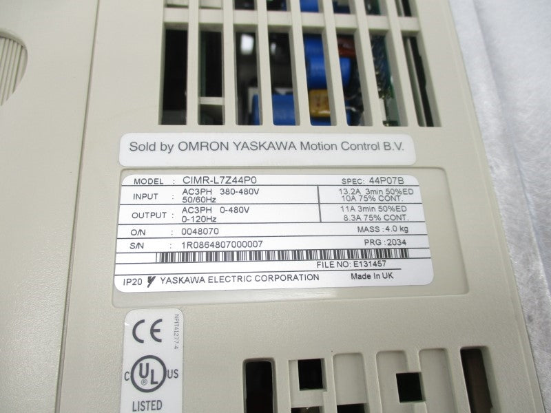 OMRON CIMR-L7Z44P0 380-480V 13.2A UNMP