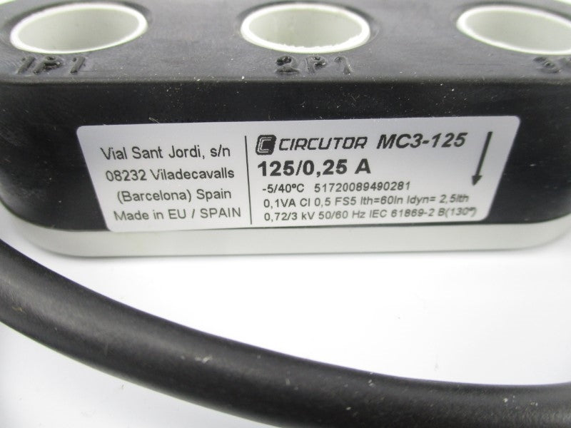 CIRCUTOR MC3-125 125V 0.25A NSNP