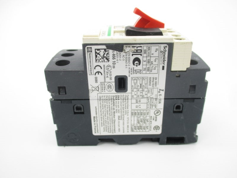 SCHNEIDER ELECTRIC GV2ME14 690V 6-10A UNMP
