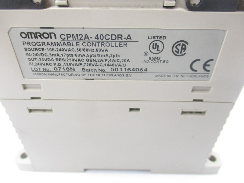 OMRON CPM2A-40CDR-A 100-240VAC NSNP